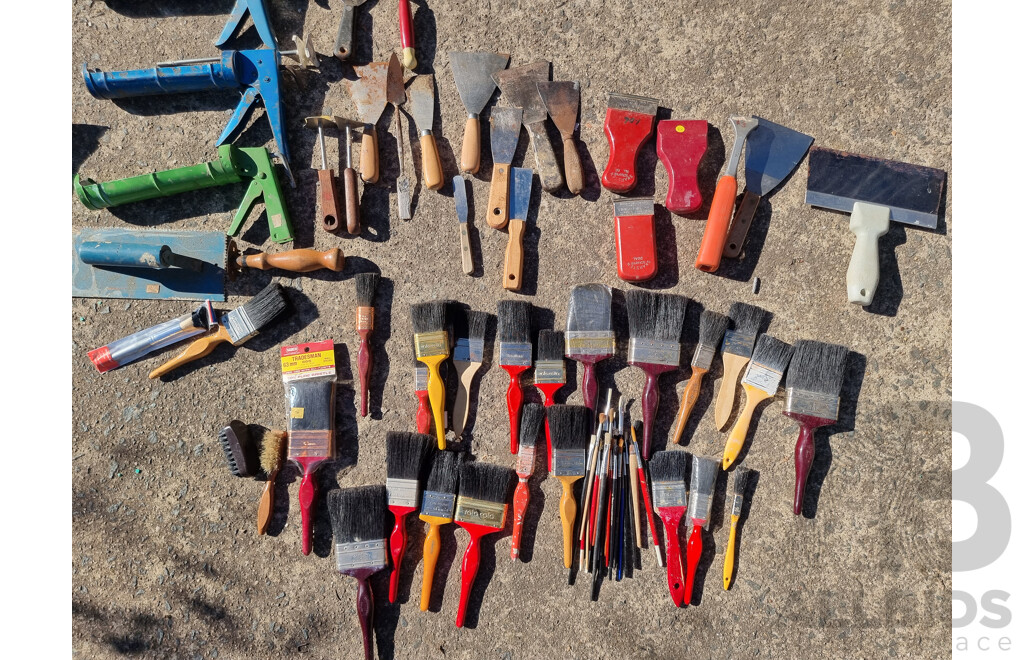 Job Lot Various Hand Tools - House Painting Tools ETC