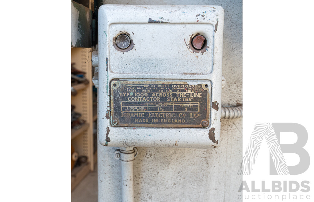 1950 Circa, Igranic Pedestal Grinder 260mm