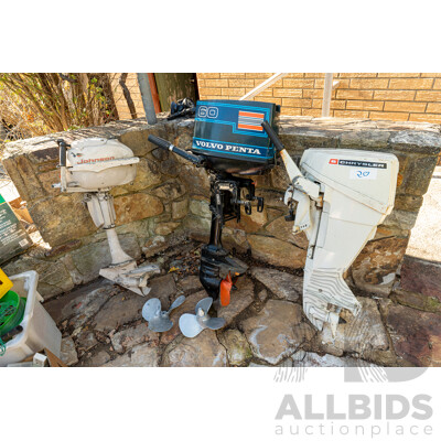Job Lot Quantity of 3 Outboard Motors ETC