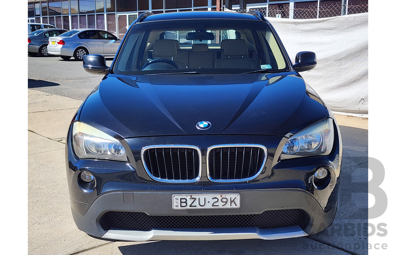 6/2011 Bmw X1 Sdrive 18i E84 MY11 4d Wagon Black 2.0L