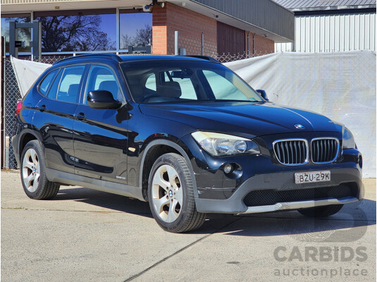 6/2011 Bmw X1 Sdrive 18i E84 MY11 4d Wagon Black 2.0L