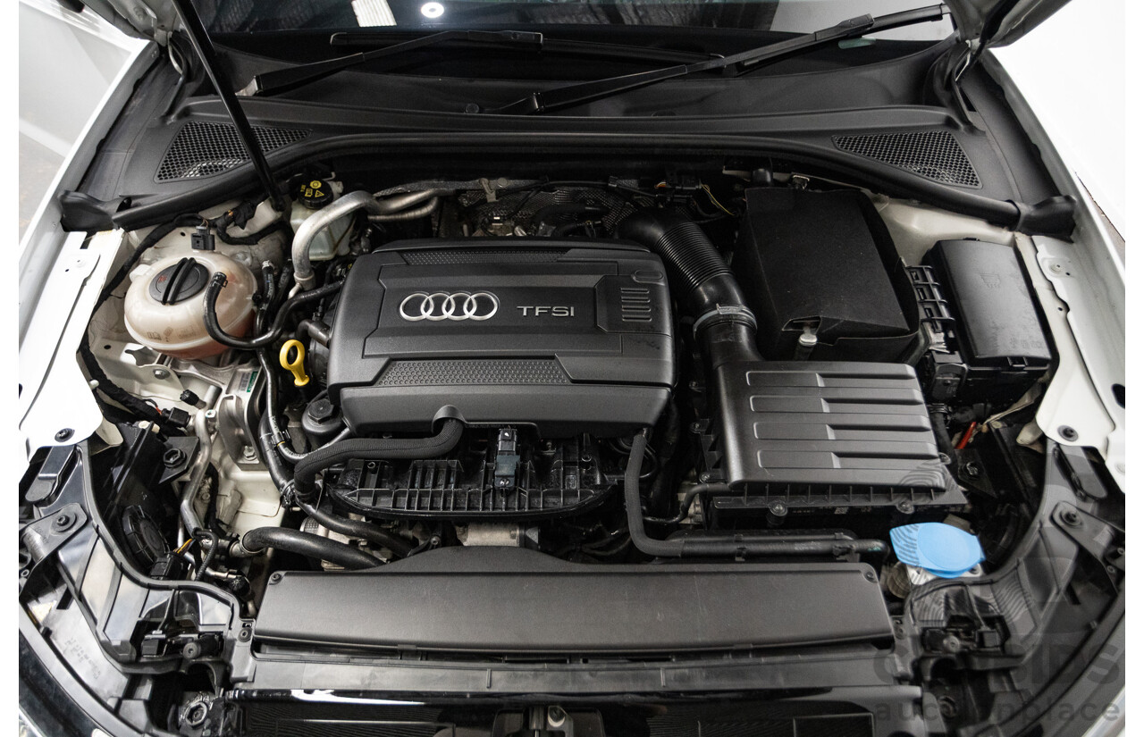 05/2015 Audi A3 Sportback S-line 1.8 TFSI Quattro (AWD) AMBITION 8V MY16 5D Hatchback Glacier White Turbo 1.8L