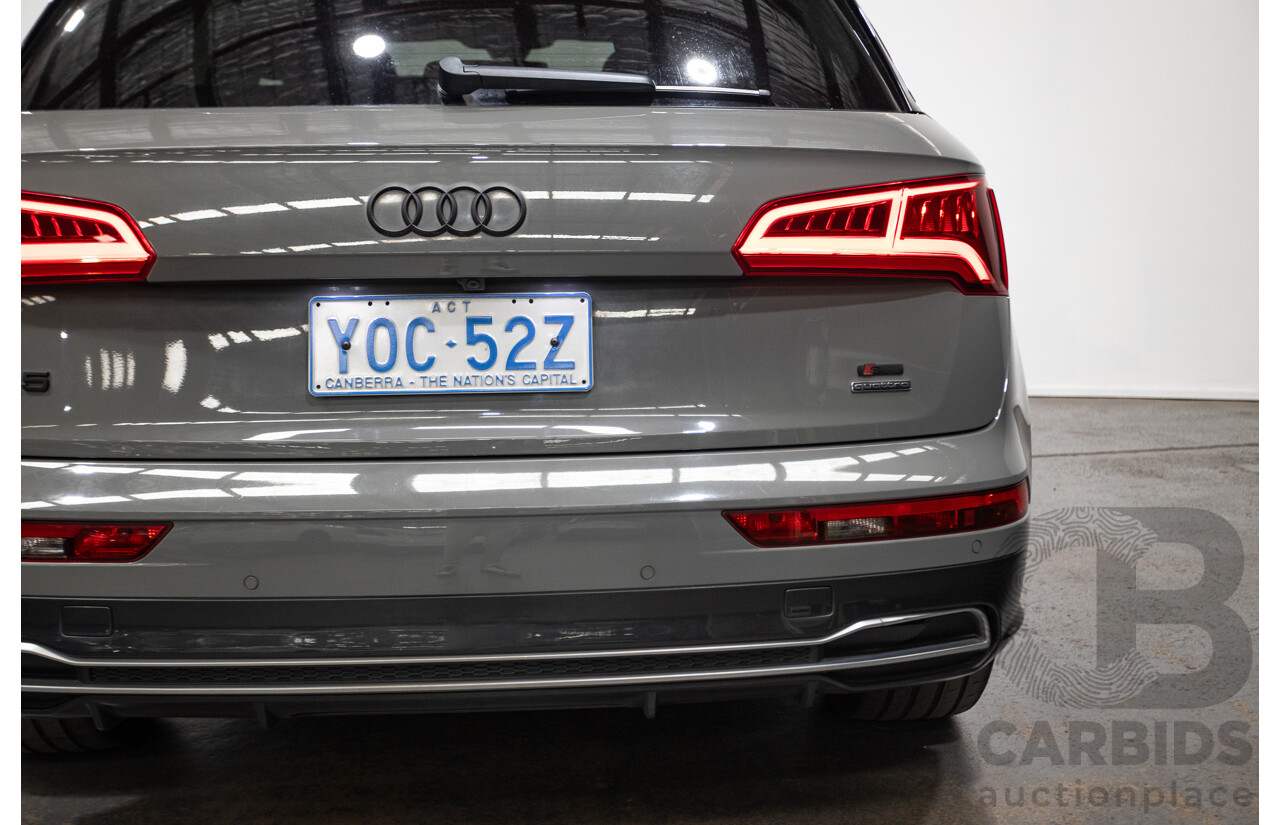 Audi Q5 2.0 TFSI Quattro S-line Black (AWD) FY MY17 4D Wagon Quantum Grey Metallic Turbo 2.0L