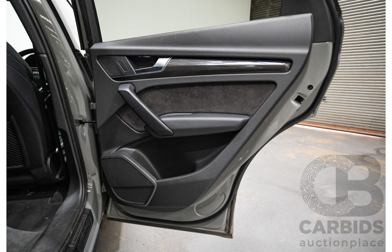 Audi Q5 2.0 TFSI Quattro S-line Black (AWD) FY MY17 4D Wagon Quantum Grey Metallic Turbo 2.0L