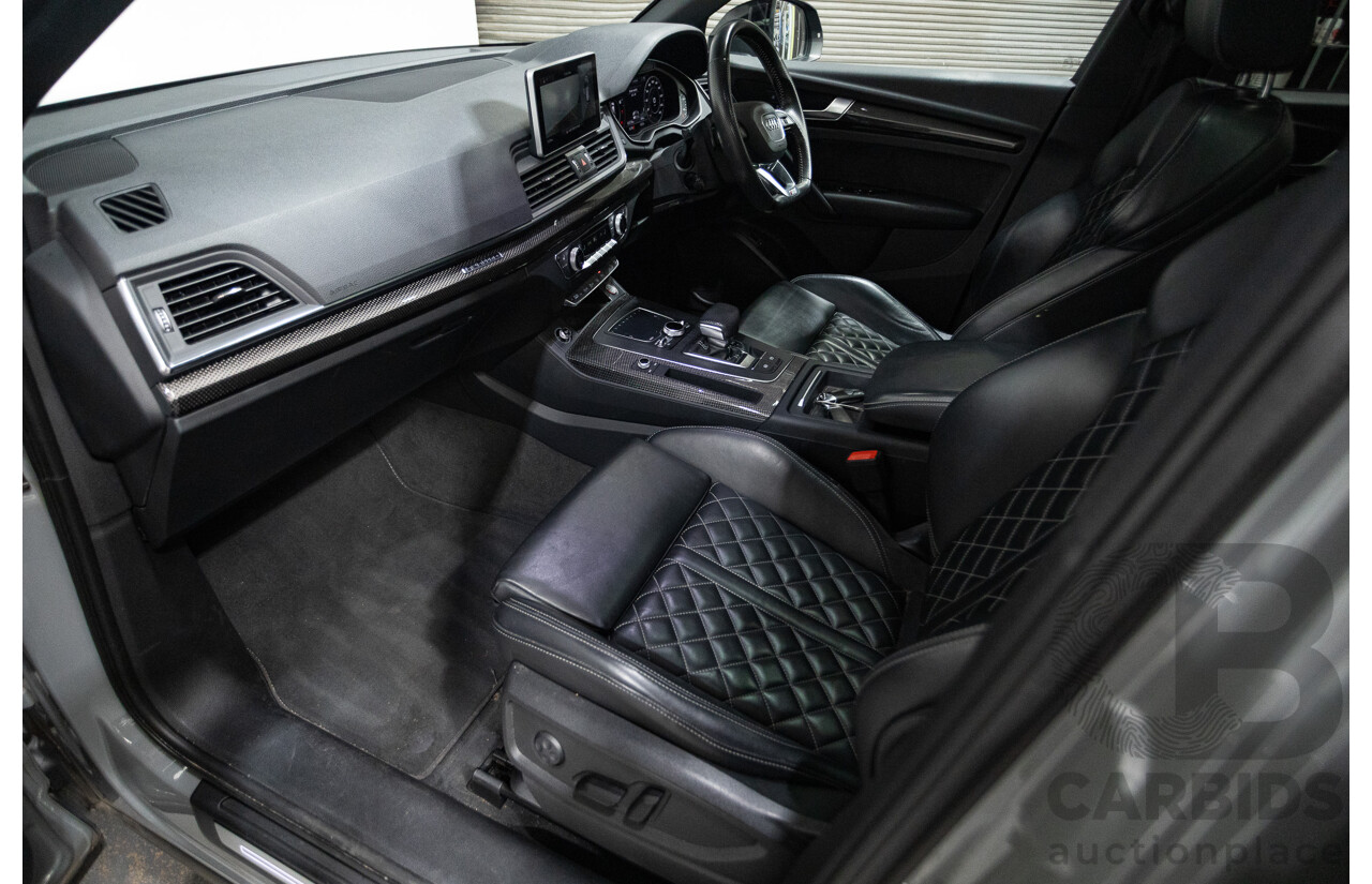 Audi Q5 2.0 TFSI Quattro S-line Black (AWD) FY MY17 4D Wagon Quantum Grey Metallic Turbo 2.0L
