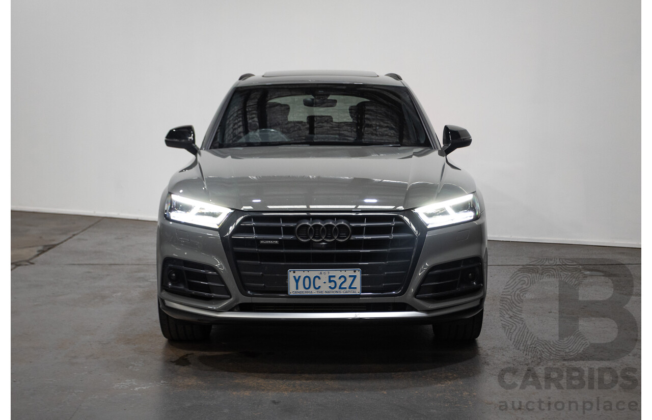 Audi Q5 2.0 TFSI Quattro S-line Black (AWD) FY MY17 4D Wagon Quantum Grey Metallic Turbo 2.0L