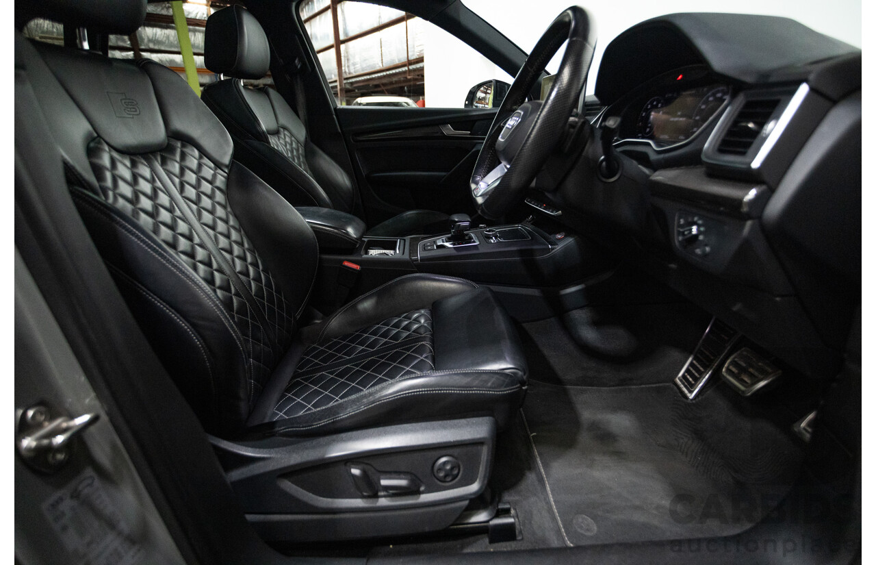 Audi Q5 2.0 TFSI Quattro S-line Black (AWD) FY MY17 4D Wagon Quantum Grey Metallic Turbo 2.0L