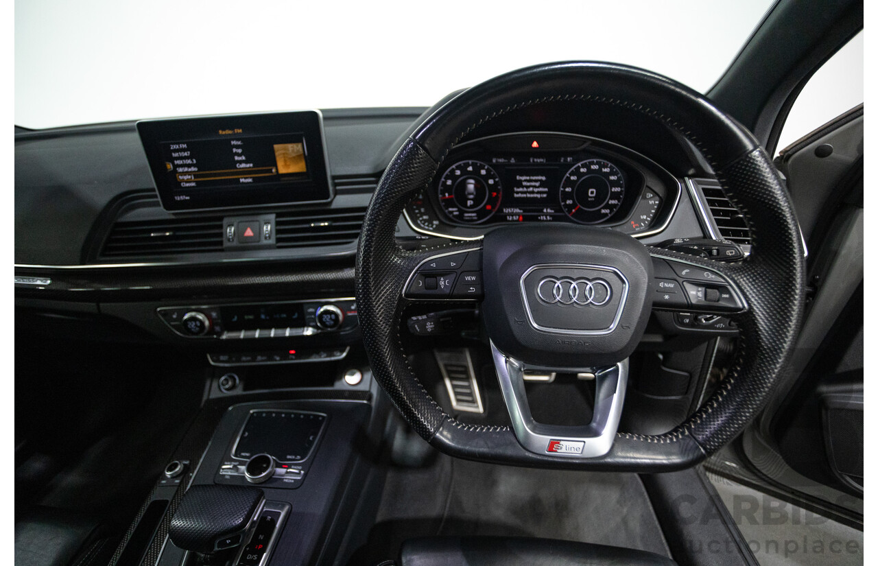 Audi Q5 2.0 TFSI Quattro S-line Black (AWD) FY MY17 4D Wagon Quantum Grey Metallic Turbo 2.0L