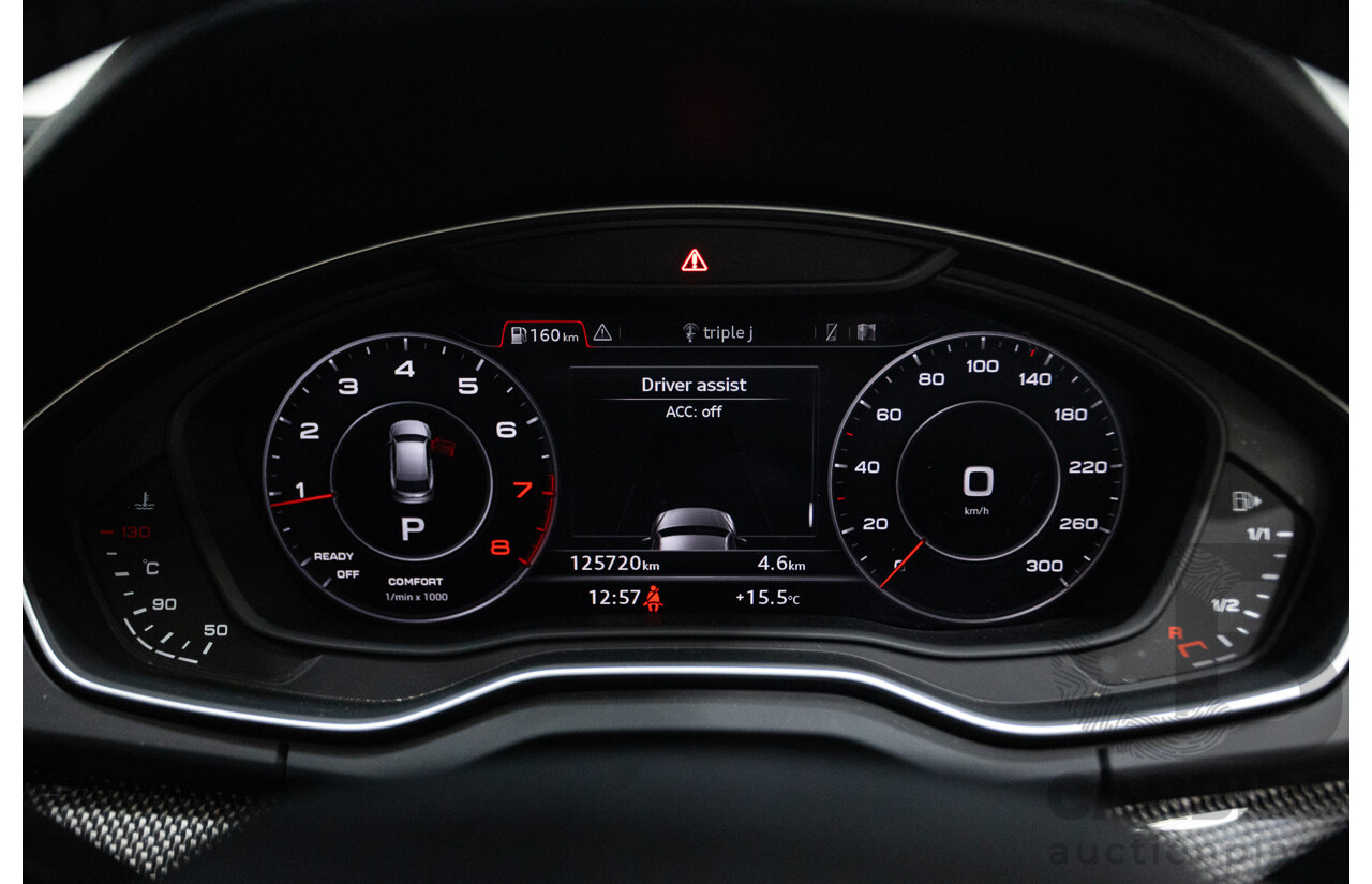 Audi Q5 2.0 TFSI Quattro S-line Black (AWD) FY MY17 4D Wagon Quantum Grey Metallic Turbo 2.0L