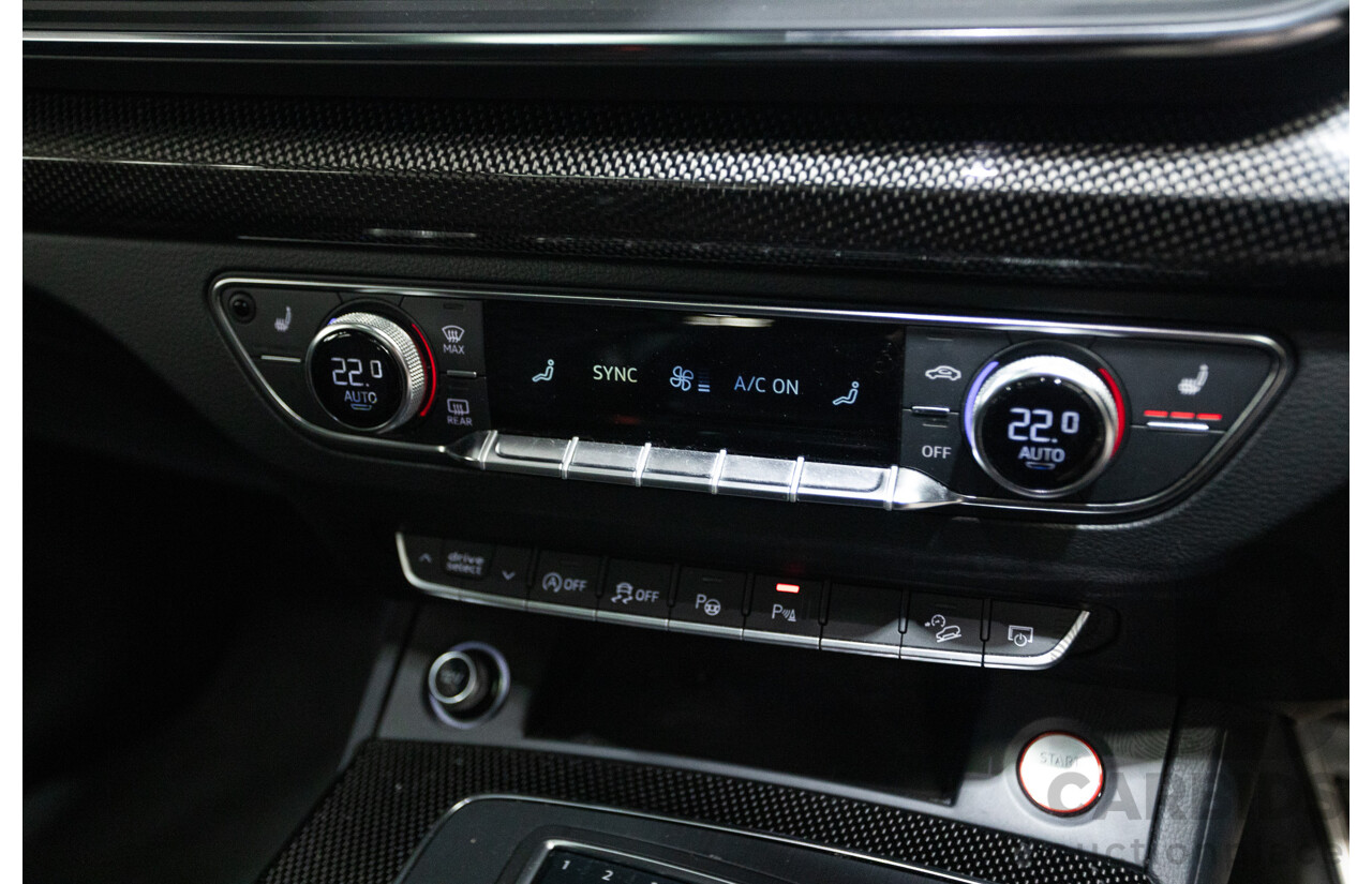 Audi Q5 2.0 TFSI Quattro S-line Black (AWD) FY MY17 4D Wagon Quantum Grey Metallic Turbo 2.0L