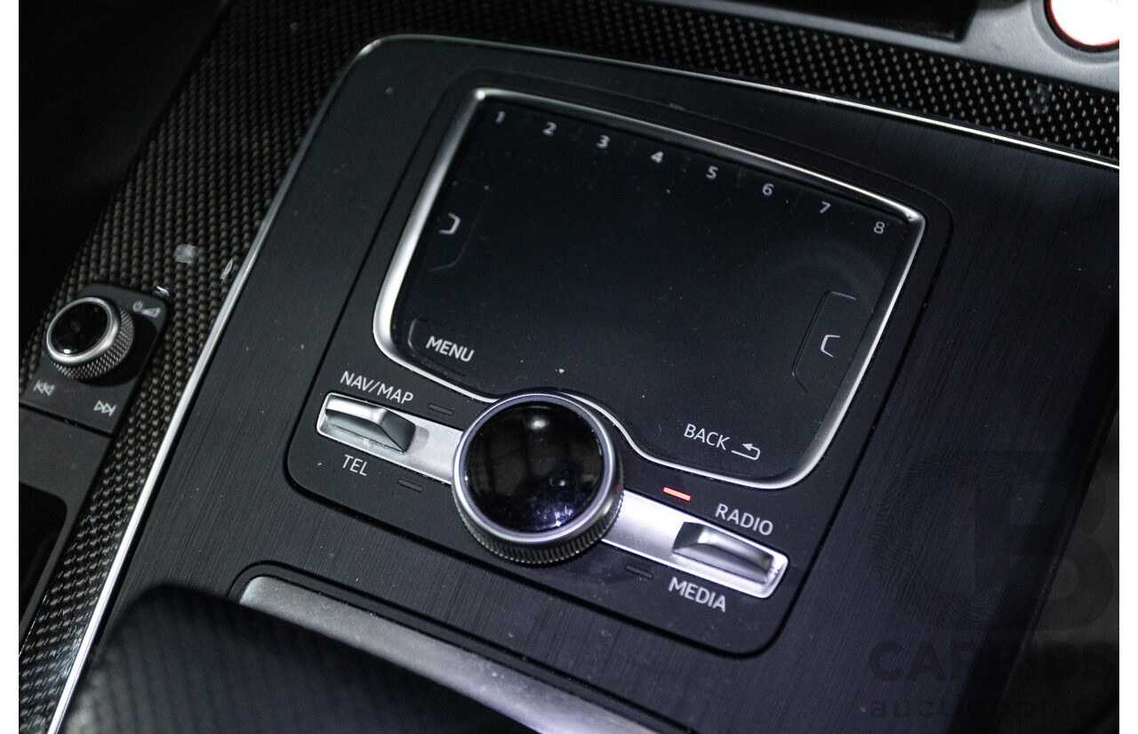 Audi Q5 2.0 TFSI Quattro S-line Black (AWD) FY MY17 4D Wagon Quantum Grey Metallic Turbo 2.0L