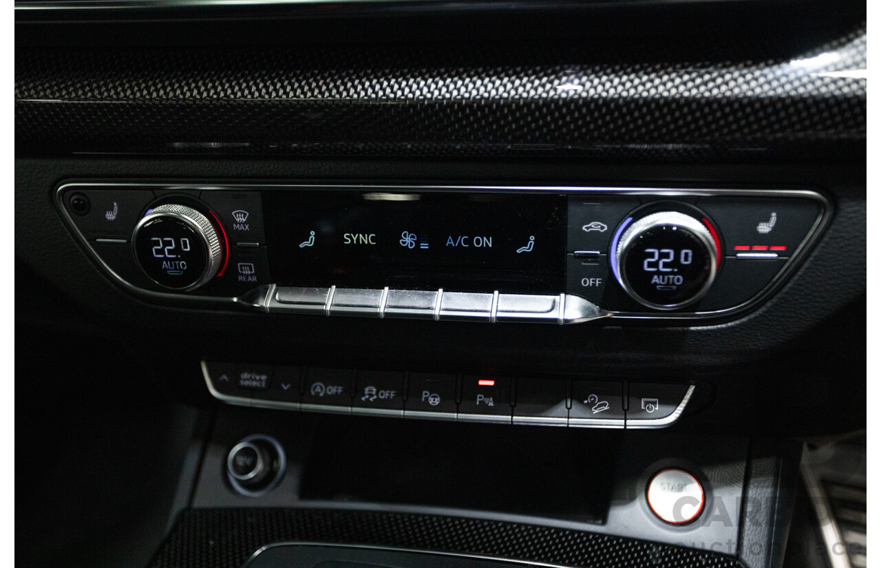 Audi Q5 2.0 TFSI Quattro S-line Black (AWD) FY MY17 4D Wagon Quantum Grey Metallic Turbo 2.0L