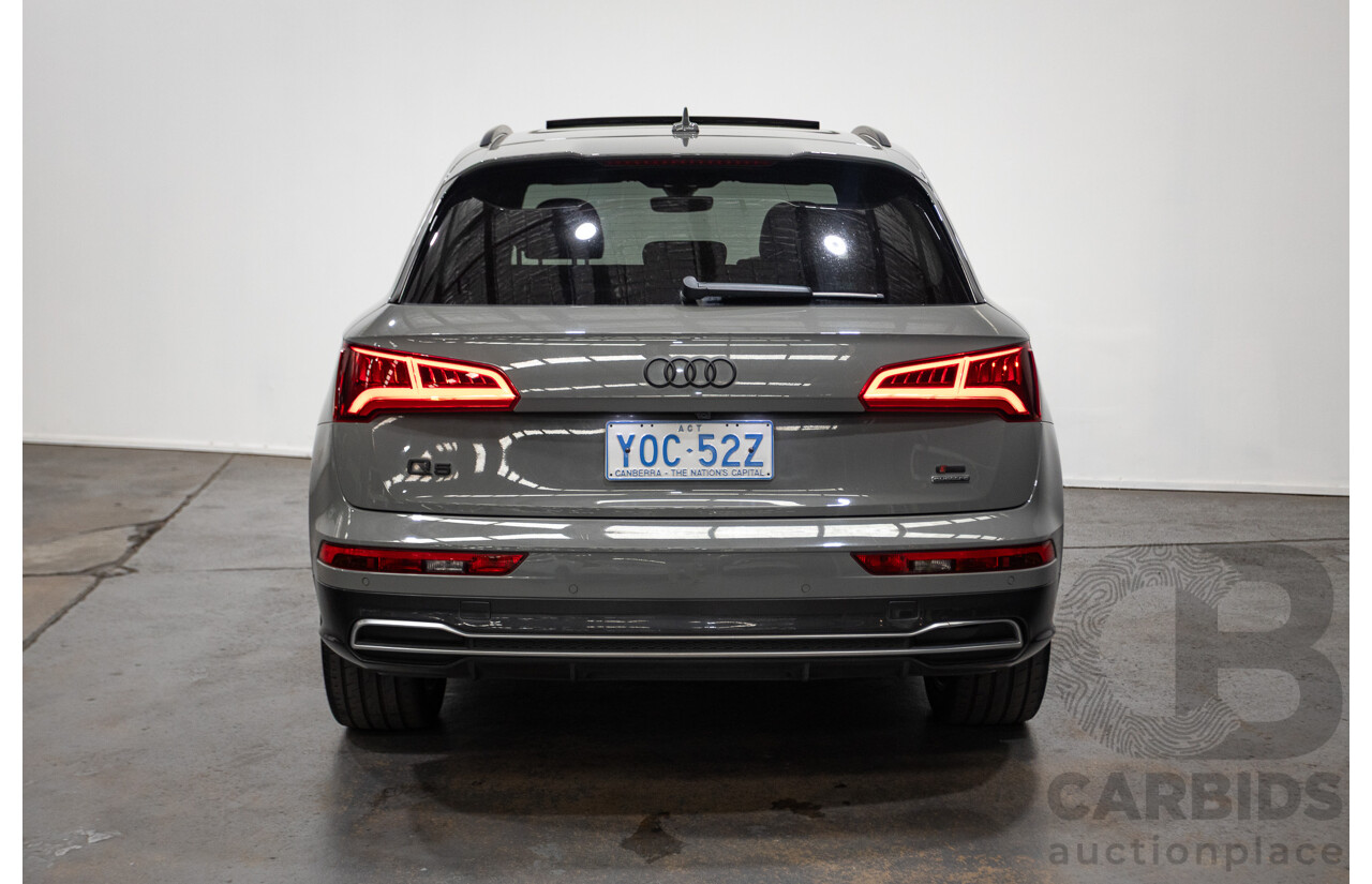 Audi Q5 2.0 TFSI Quattro S-line Black (AWD) FY MY17 4D Wagon Quantum Grey Metallic Turbo 2.0L