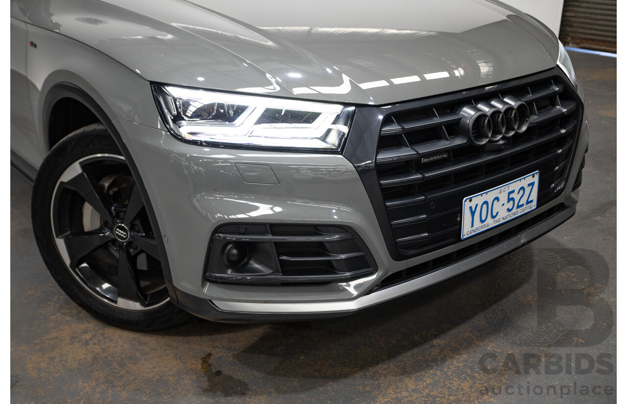 Audi Q5 2.0 TFSI Quattro S-line Black (AWD) FY MY17 4D Wagon Quantum Grey Metallic Turbo 2.0L