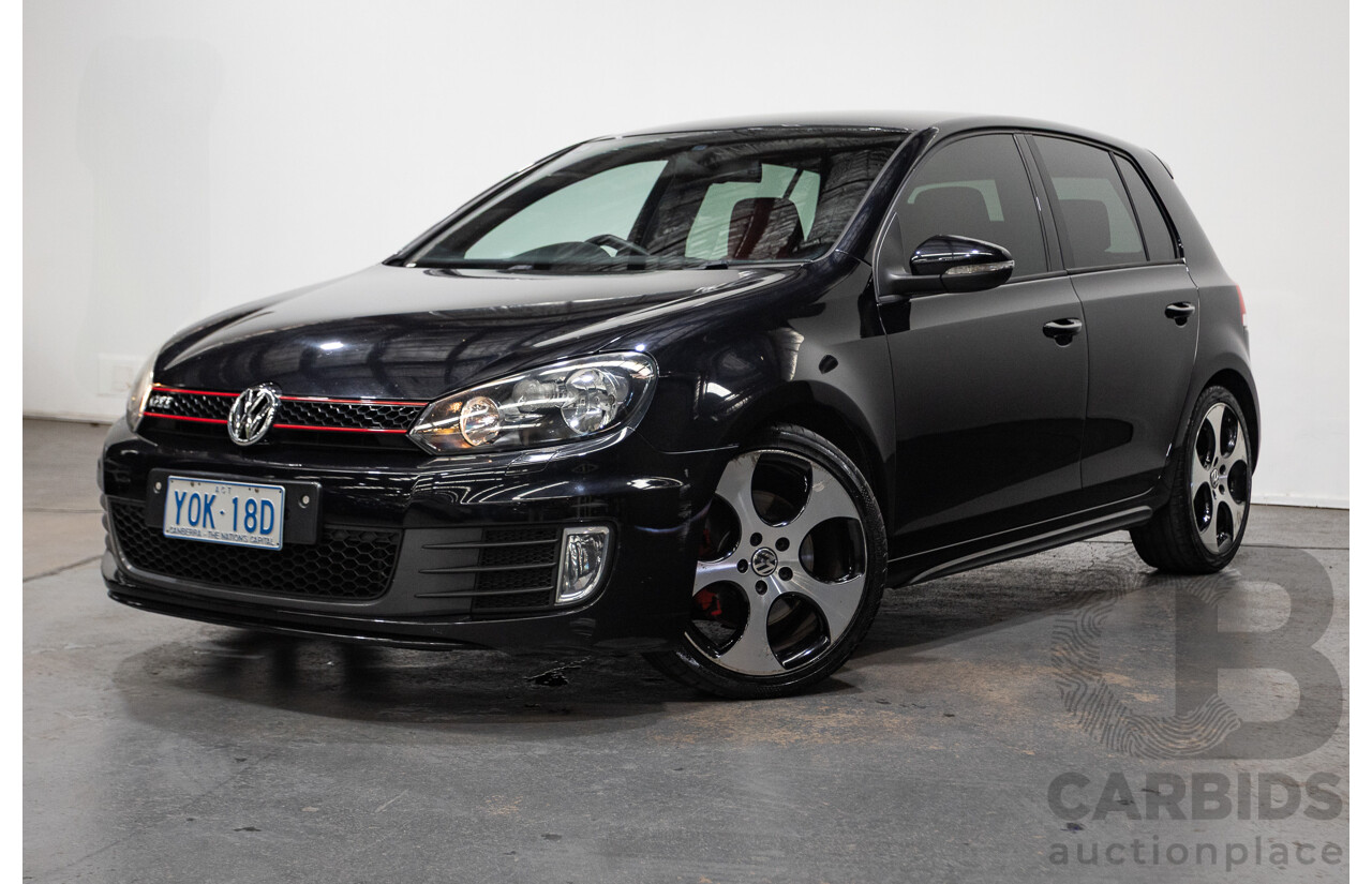 9/2012 Volkswagen Golf GTi 1K MY12 5d Hatchback Deep Black Pearl Turbo 2.0L