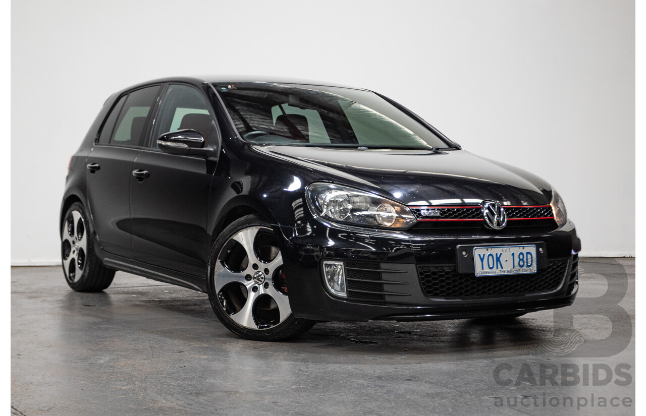 9/2012 Volkswagen Golf GTi 1K MY12 5d Hatchback Deep Black Pearl Turbo 2.0L