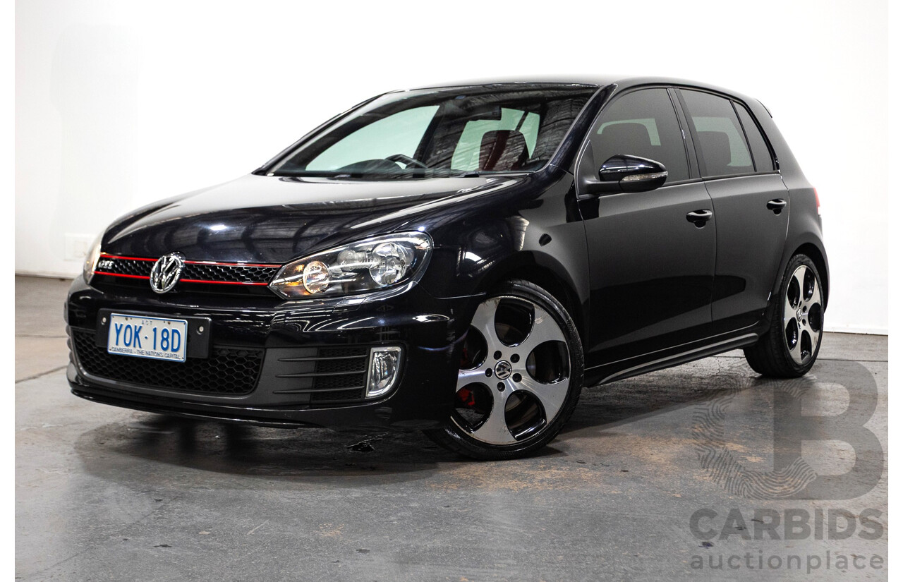 9/2012 Volkswagen Golf GTi 1K MY12 5d Hatchback Deep Black Pearl Turbo 2.0L