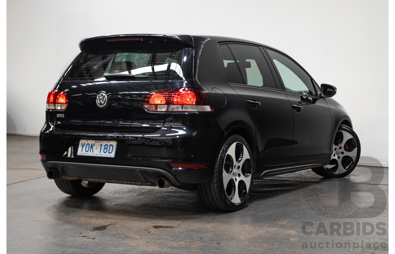 9/2012 Volkswagen Golf GTi 1K MY12 5d Hatchback Deep Black Pearl Turbo 2.0L
