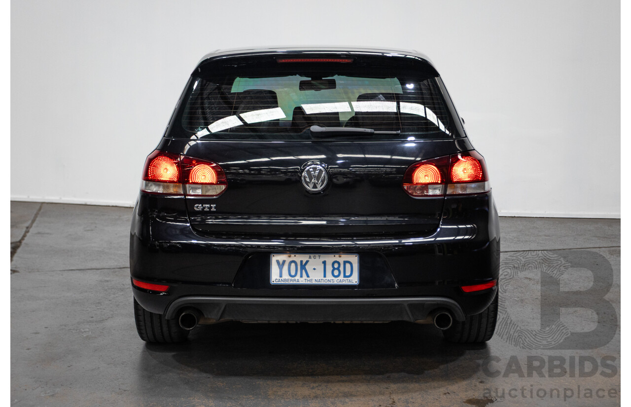 9/2012 Volkswagen Golf GTi 1K MY12 5d Hatchback Deep Black Pearl Turbo 2.0L