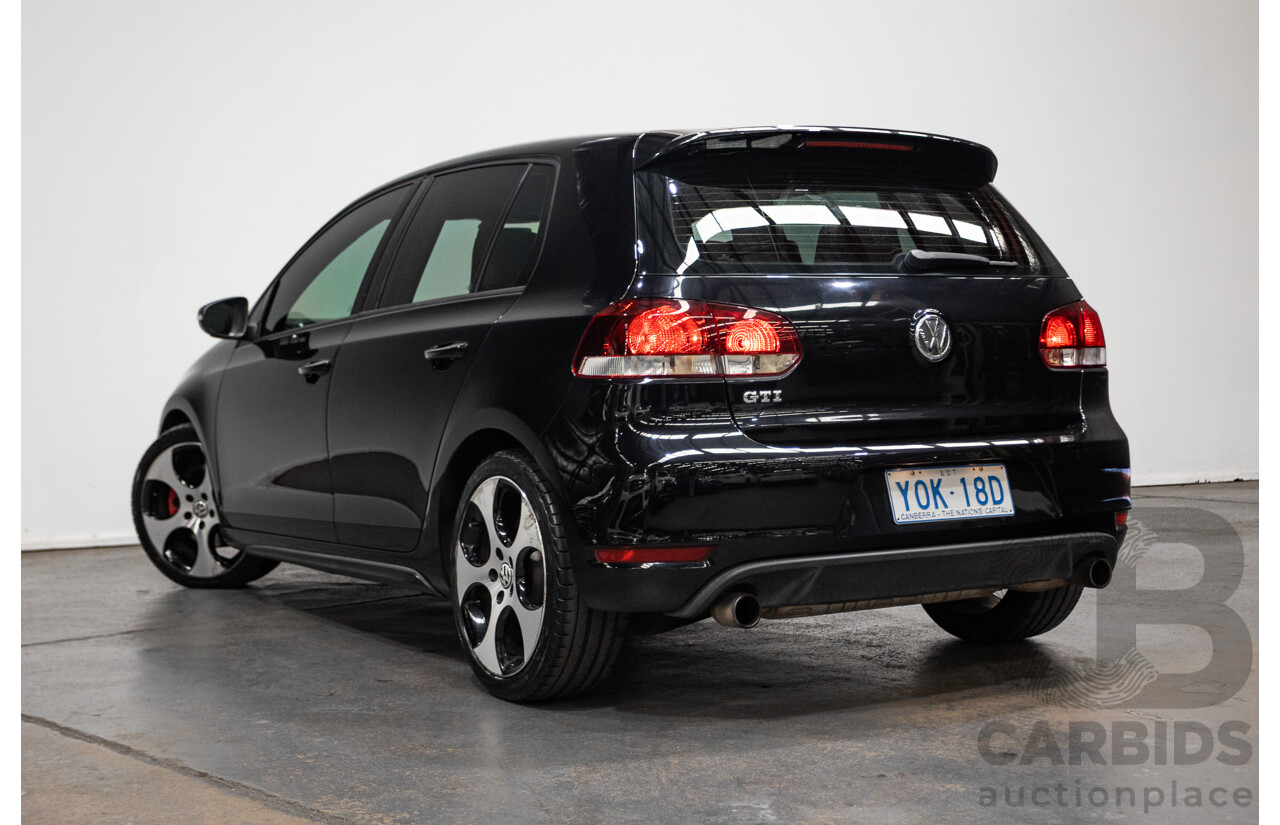 9/2012 Volkswagen Golf GTi 1K MY12 5d Hatchback Deep Black Pearl Turbo 2.0L