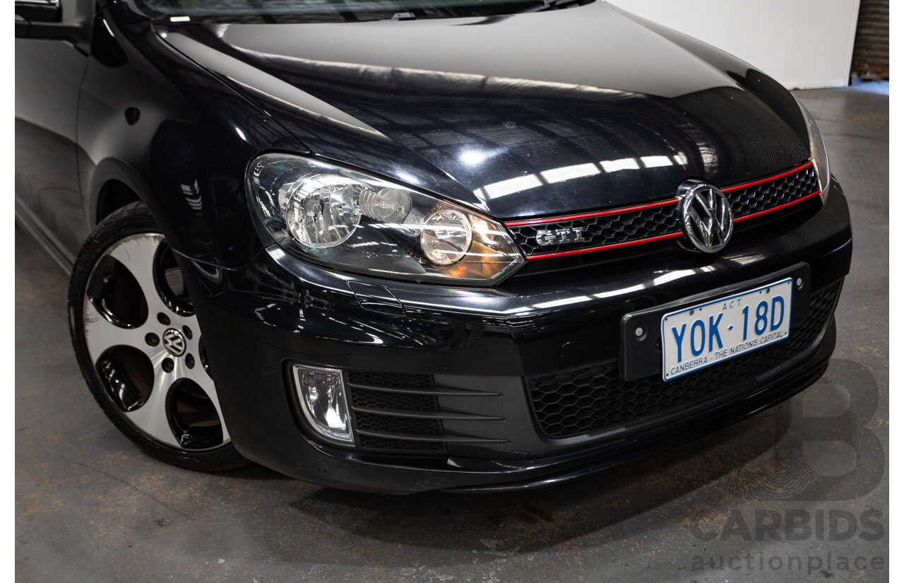 9/2012 Volkswagen Golf GTi 1K MY12 5d Hatchback Deep Black Pearl Turbo 2.0L