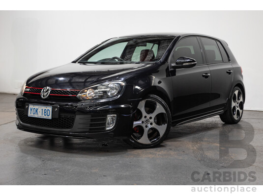 9/2012 Volkswagen Golf GTi 1K MY12 5d Hatchback Deep Black Pearl Turbo 2.0L