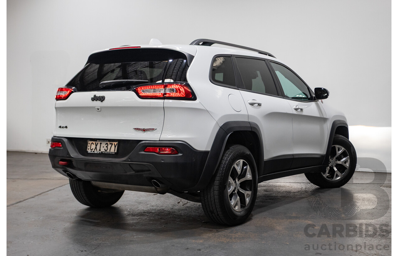 12/2014 Jeep Cherokee Trailhawk (4x4) KL MY15 4d Wagon White 3.2L