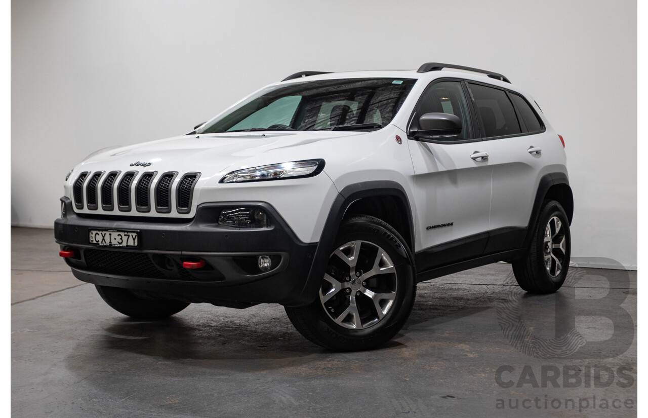 12/2014 Jeep Cherokee Trailhawk (4x4) KL MY15 4d Wagon White 3.2L