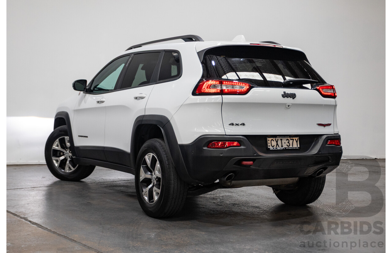 12/2014 Jeep Cherokee Trailhawk (4x4) KL MY15 4d Wagon White 3.2L