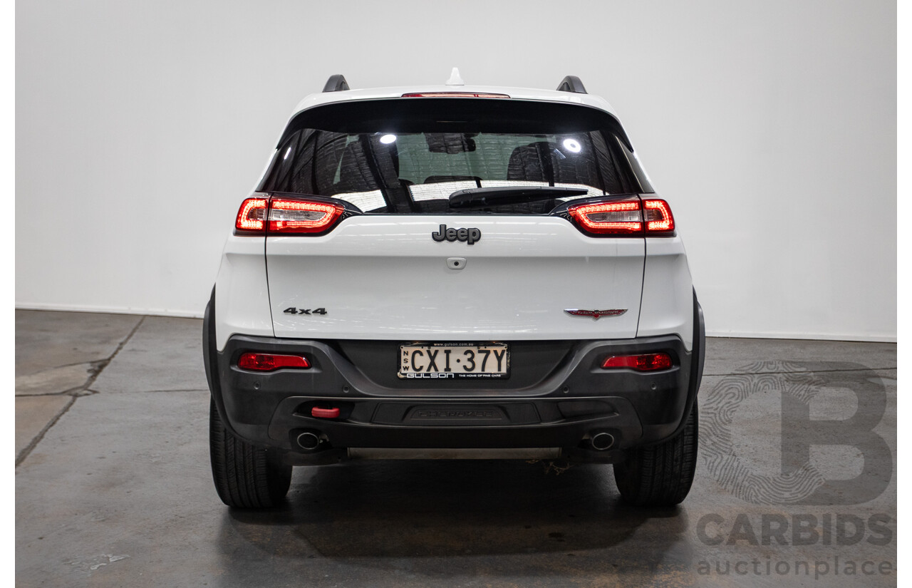 12/2014 Jeep Cherokee Trailhawk (4x4) KL MY15 4d Wagon White 3.2L