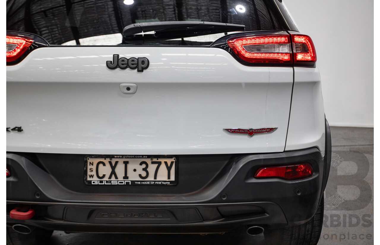 12/2014 Jeep Cherokee Trailhawk (4x4) KL MY15 4d Wagon White 3.2L