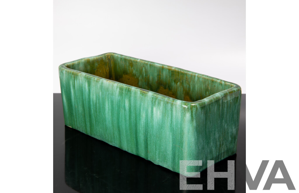 Vintage Australian Tasmanian John Campbell Trough Vase, 1934
