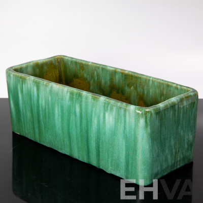 Vintage Australian Tasmanian John Campbell Trough Vase, 1934