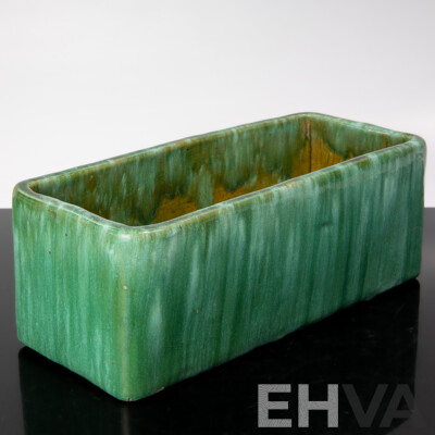Vintage Australian Tasmanian John Campbell Trough Vase, 1934