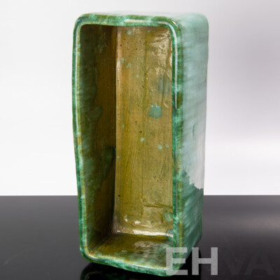 Vintage Australian Tasmanian John Campbell Trough Vase, 1934