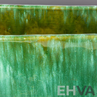 Vintage Australian Tasmanian John Campbell Trough Vase, 1934