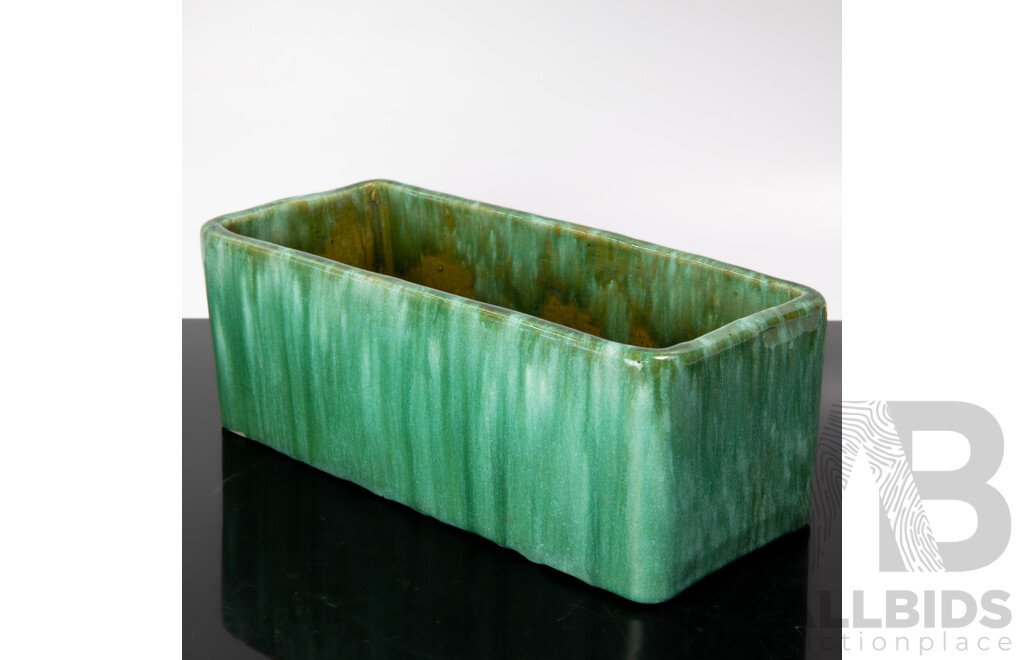 Vintage Australian Tasmanian John Campbell Trough Vase, 1934