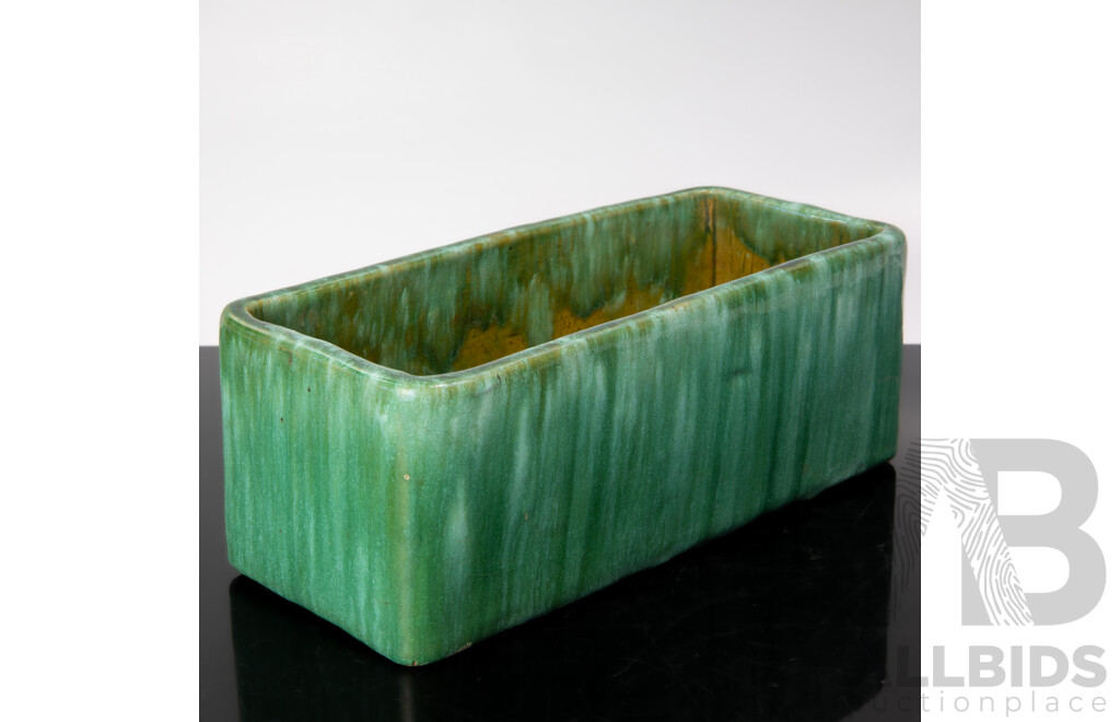 Vintage Australian Tasmanian John Campbell Trough Vase, 1934
