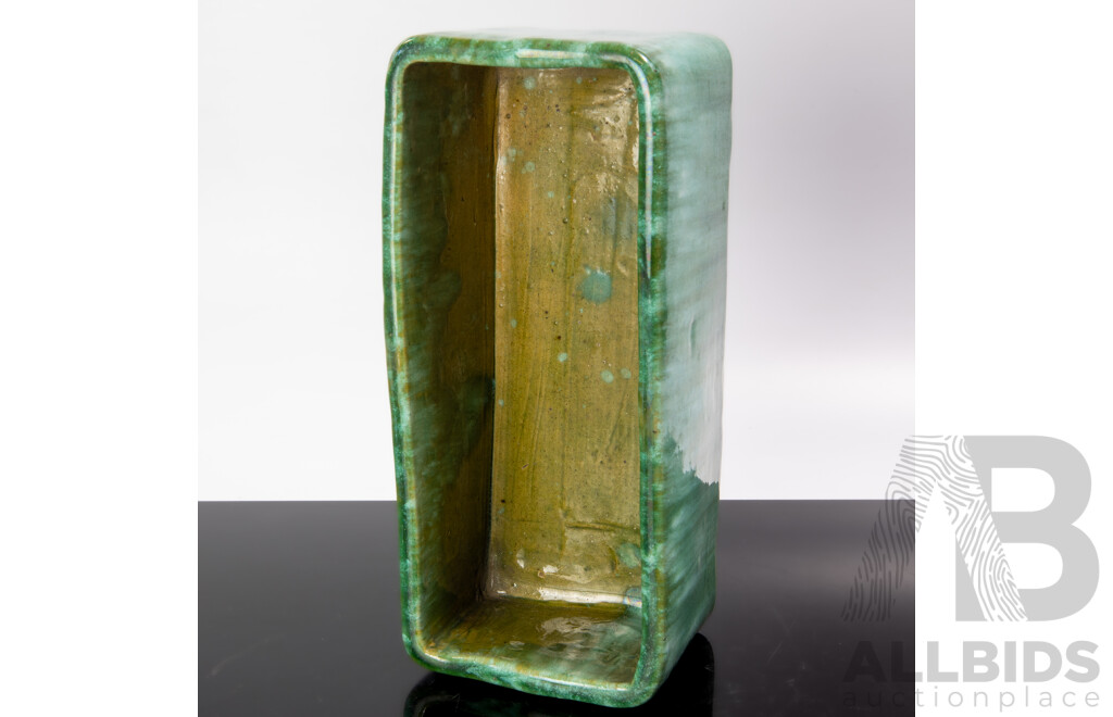 Vintage Australian Tasmanian John Campbell Trough Vase, 1934