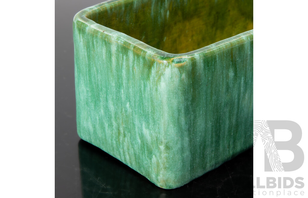 Vintage Australian Tasmanian John Campbell Trough Vase, 1934