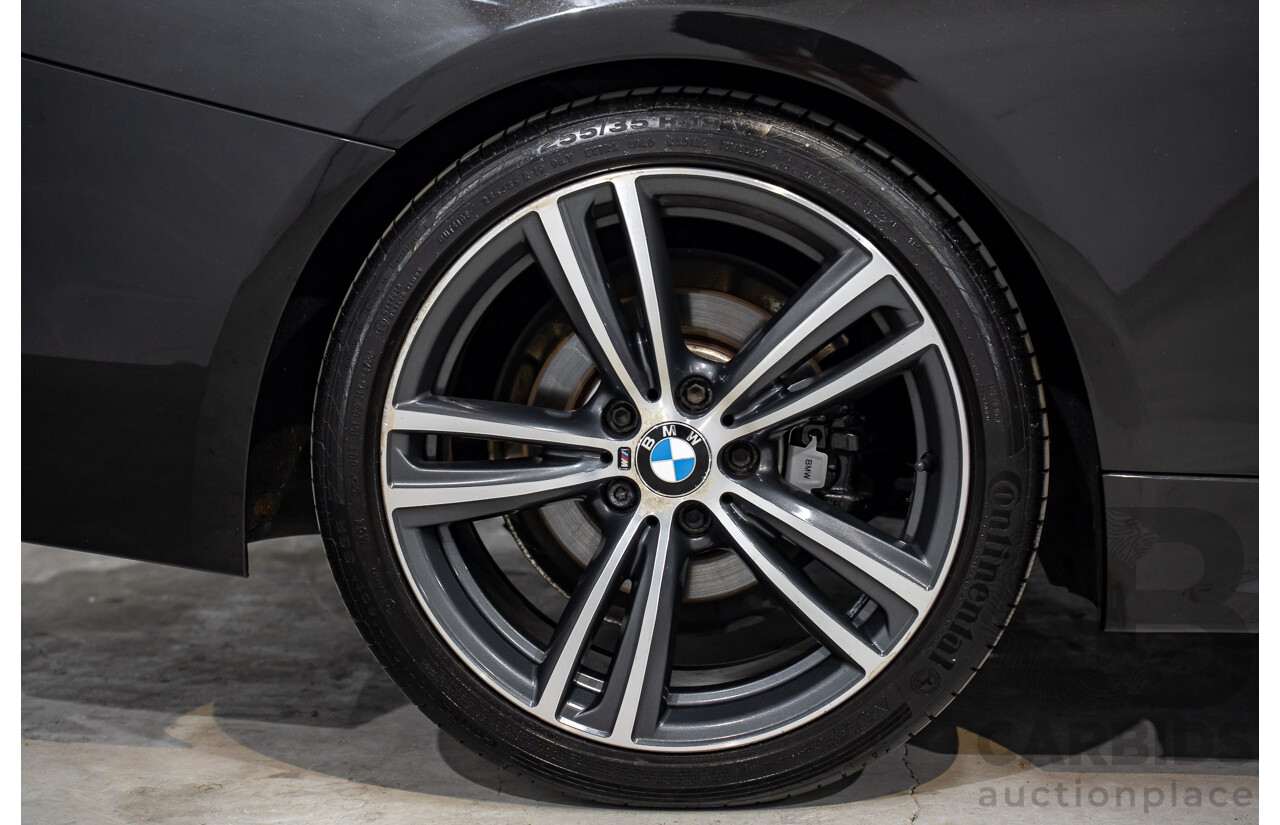 9/2015 BMW 428i M Sport F33 MY15 2d Convertible Citrin Black Metallic Turbo 2.0L
