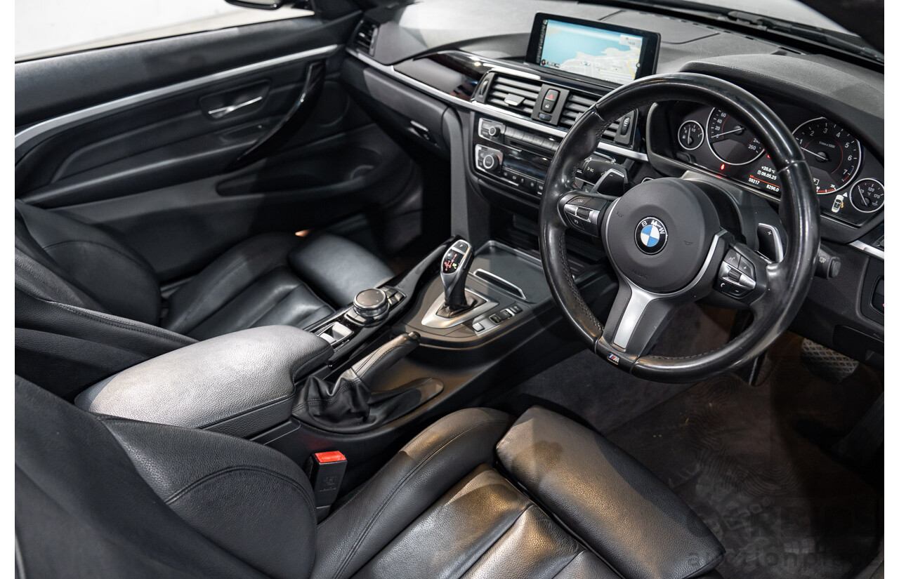9/2015 BMW 428i M Sport F33 MY15 2d Convertible Citrin Black Metallic Turbo 2.0L
