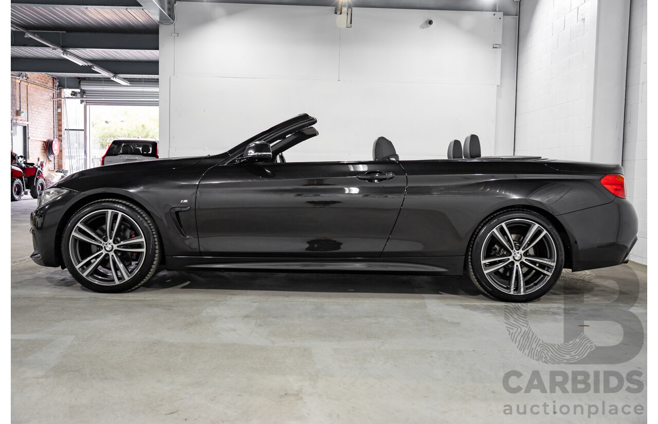 9/2015 BMW 428i M Sport F33 MY15 2d Convertible Citrin Black Metallic Turbo 2.0L
