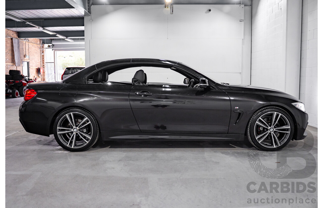 9/2015 BMW 428i M Sport F33 MY15 2d Convertible Citrin Black Metallic Turbo 2.0L