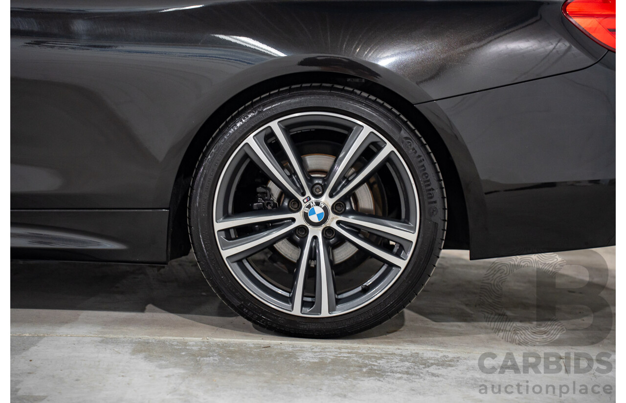 9/2015 BMW 428i M Sport F33 MY15 2d Convertible Citrin Black Metallic Turbo 2.0L