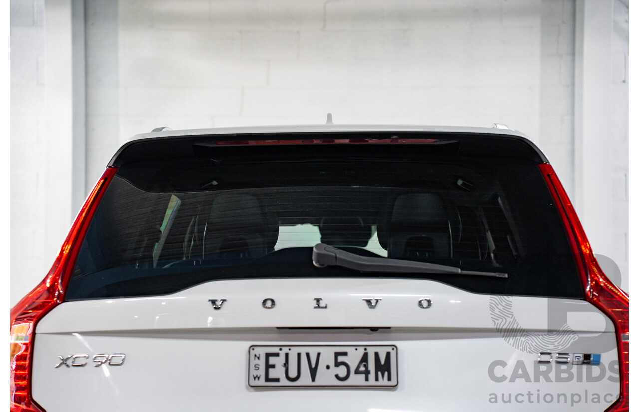 03/2016 Volvo XC90 D5 R-Design (AWD) 256 MY16 4d Wagon Crystal White Pearl Turbo Diesel 2.0L
