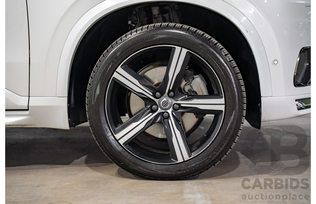 03/2016 Volvo XC90 D5 R-Design (AWD) 256 MY16 4d Wagon Crystal White Pearl Turbo Diesel 2.0L