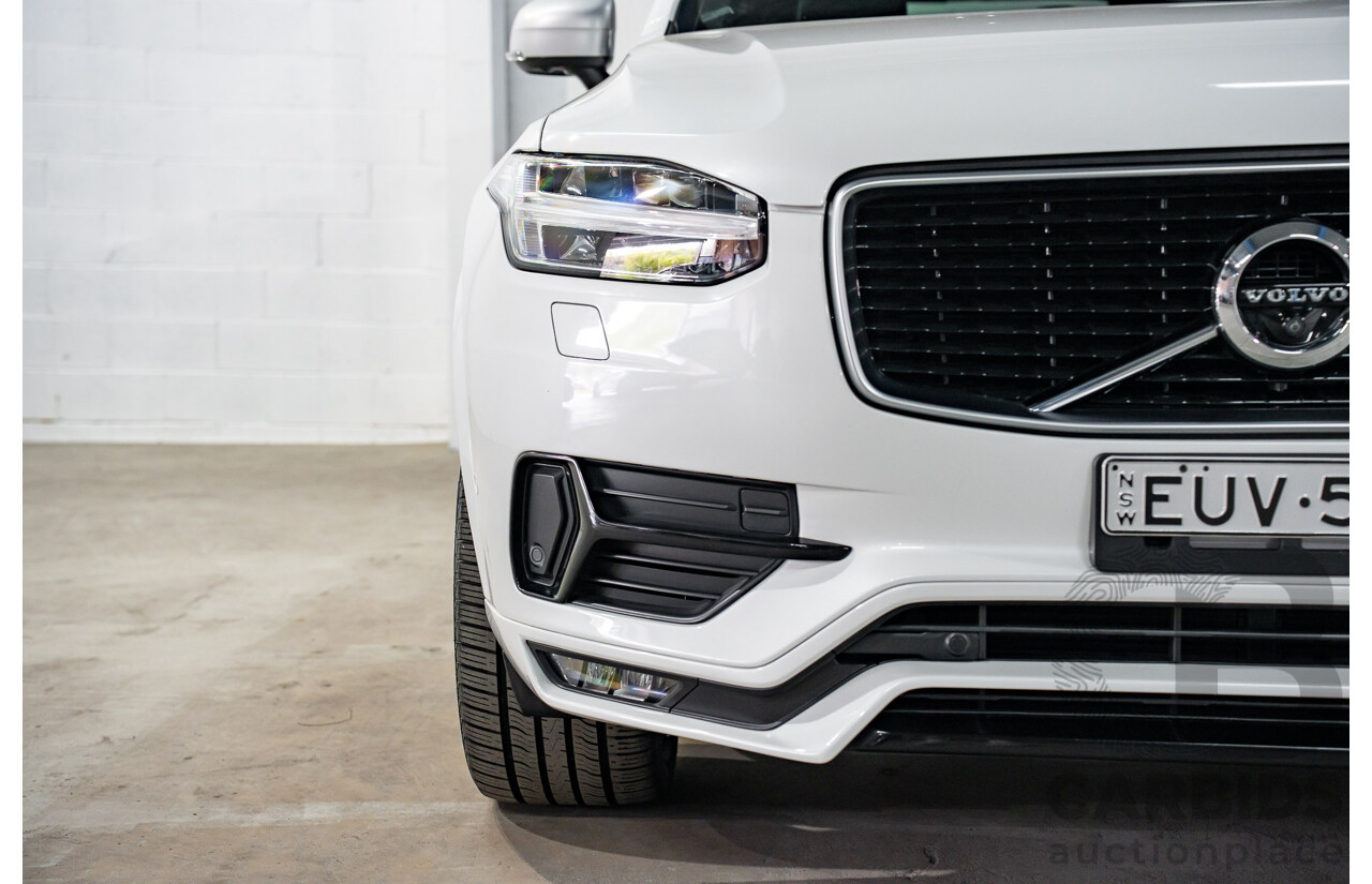 03/2016 Volvo XC90 D5 R-Design (AWD) 256 MY16 4d Wagon Crystal White Pearl Turbo Diesel 2.0L