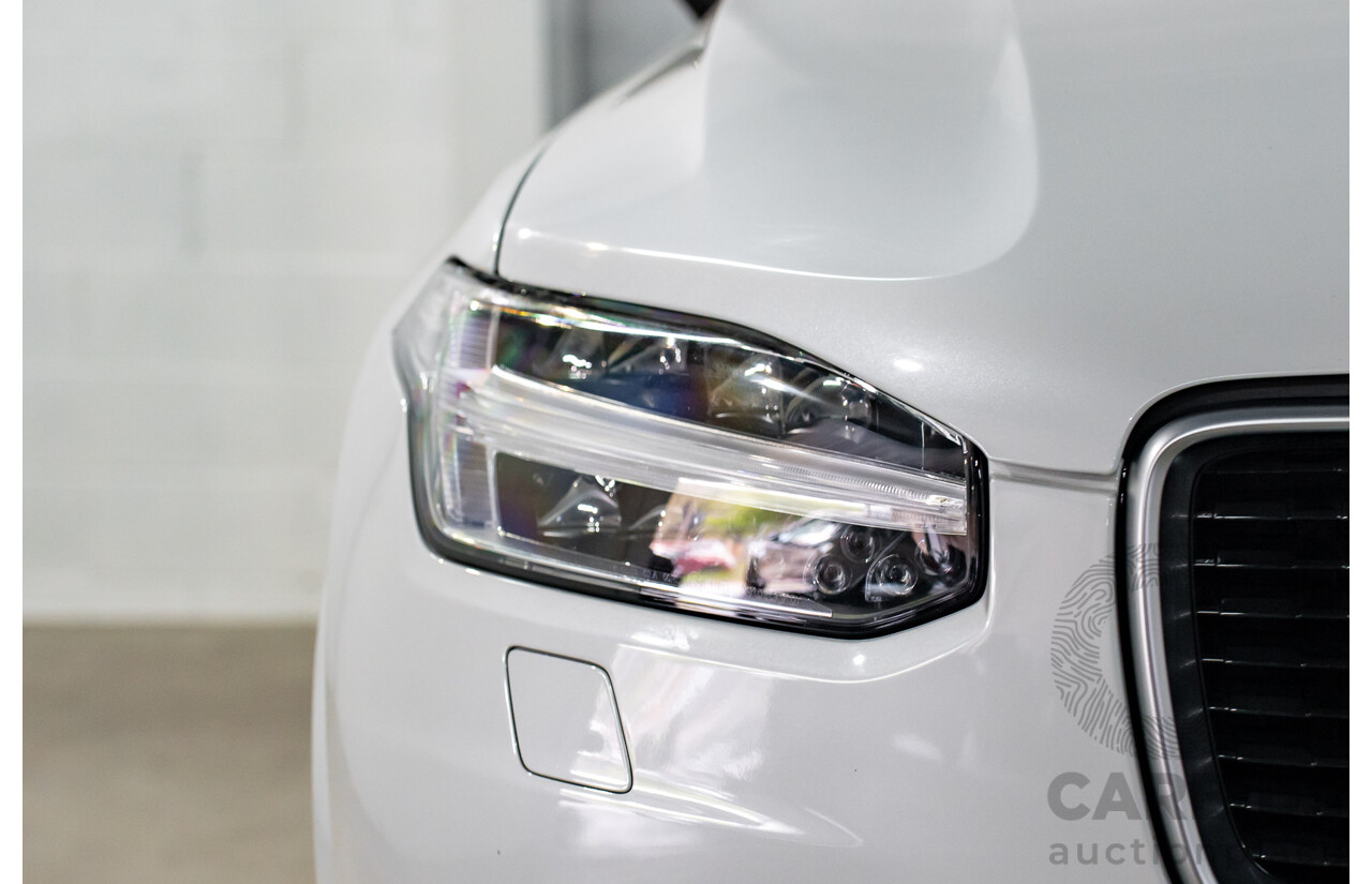 03/2016 Volvo XC90 D5 R-Design (AWD) 256 MY16 4d Wagon Crystal White Pearl Turbo Diesel 2.0L