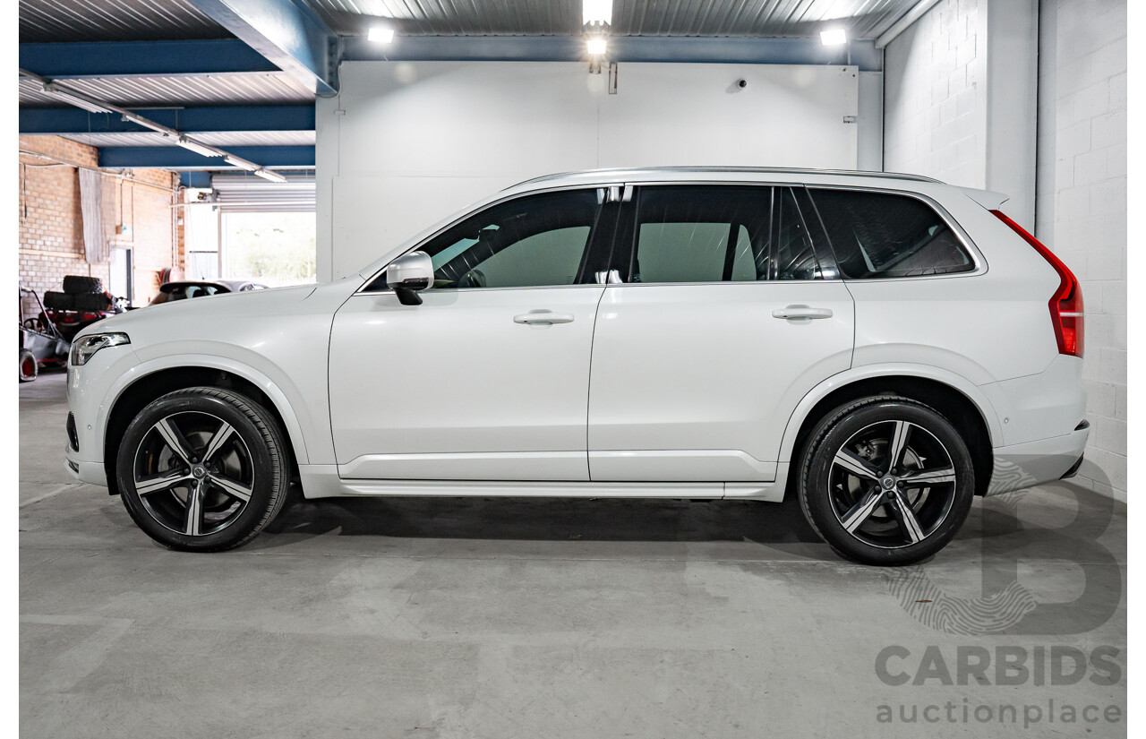 03/2016 Volvo XC90 D5 R-Design (AWD) 256 MY16 4d Wagon Crystal White Pearl Turbo Diesel 2.0L